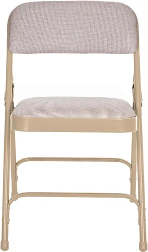 Vista 4 de OEF Furnishings Serie OEF2200 - Sillas plegables de doble bisagra acolchadas de tela de alta calidad para servicio pesado