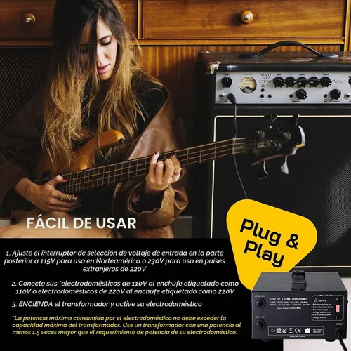 Vista 8 de ELC Serie T Transformador Convertidor de Voltaje de 1000+ Vatios - Paso Arriba/Abajo - 110 V a 220 V / 220 V a 110 V Convertidor de Potencia