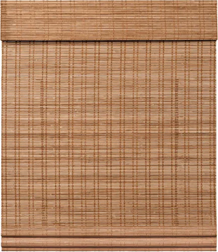 Vista 12 de LazBlinds Persianas Romanas de Bambú sin Cordón, Tratamiento de Ventana con Filtrado de Luz, Persianas de Bambú Enrollables para Ventanas, 23'' An x