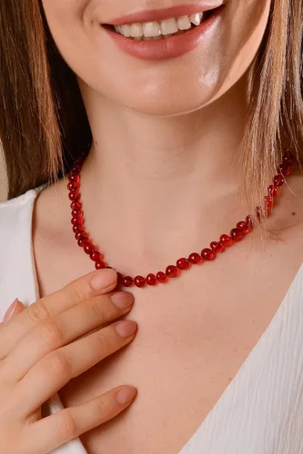 Vista 27 de Amber Necklace for Women - HandMade Baltic Jewelry for Adult - 18 inch - 100% Genuine