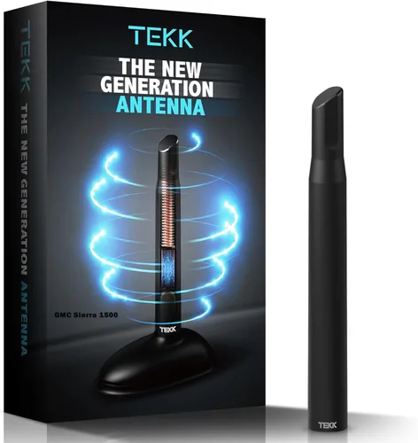 Vista 60 de TEKK Short Antenna Compatible with Cooper 2023 / Designed for Optimized FM/AM Reception / 4.8 Inches