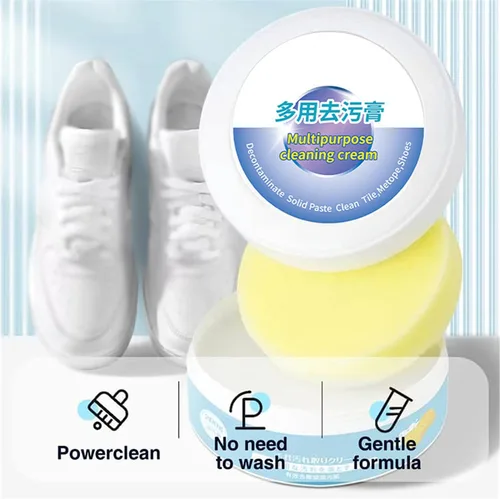 Vista 2 de liucocotos Barmoar - Limpiador de zapatos, crema limpiadora de barmoar, kit de crema de limpieza para todos los zapatos