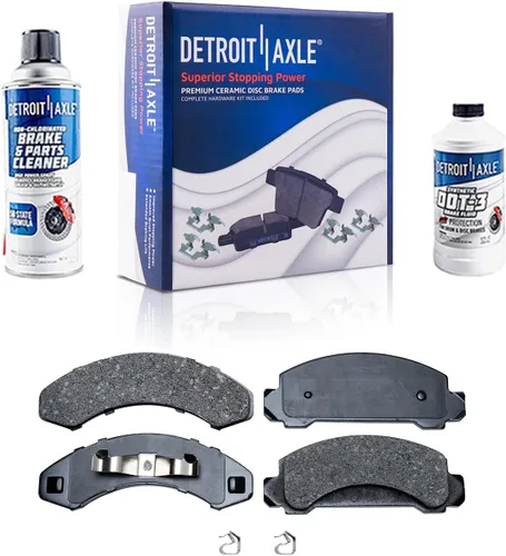 Vista 50 de Detroit Axle - Pastillas de Freno Traseras de Cerámica Izquierda Reemplazo de Pinza para Silverado Sierra Suburban 1500 Tahoe Yukon Escalade ESV EXT