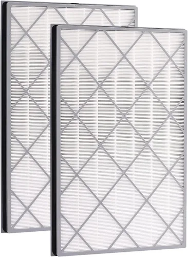 Vista 9 de Filtro de repuesto HE401 para purificador de aire Shark 4 modelos de ventilador, repuesto de filtro HEPA H13 compatible con filtro Shark HE401C