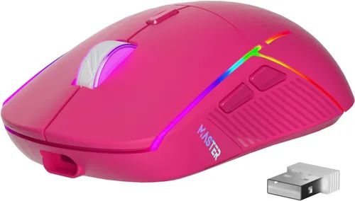 Vista 10 de FFJ Ratón Inalámbrico para Juegos, 24000 DPI, Ratón para Juegos Tri-Modo 2.4G/USB-C/Bluetooth 5.3, Ratón RGB Programable para Juego, Duración