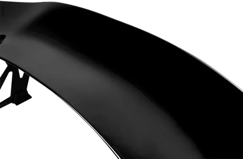 Vista 3 de Q1-TECH, Alerón de maletero ajustable pintado negro brillante con kit de accesorios, alerón de maletero ajustable tipo 1 pintado negro ABS GT