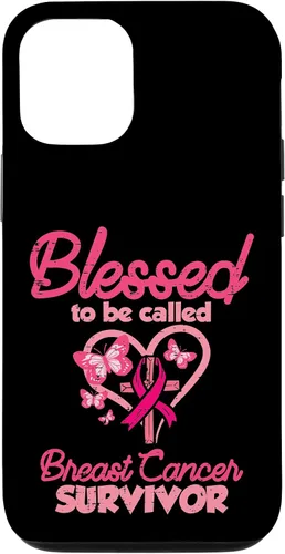 Vista 28 de Blessed Breast Cancer Survivor Awareness Christian Women Case for iPhone 17