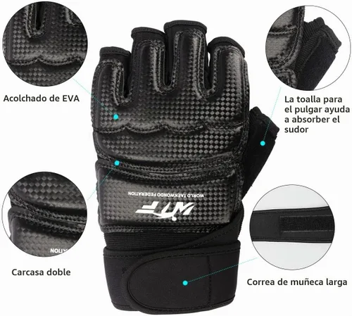 Vista 2 de Punch Bag Training Gloves, LangRay MMA Grappling Gloves for Sparring Martial Arts Boxing Training for Adults and Kids