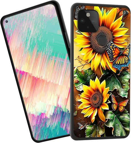 Vista 94 de for Google Pixel 4 XL Case,Slim Shockproof TPU Soft Rubber Silicone Cover Phone Case for Google Pixel 4 XL,Blue Skull Headphone