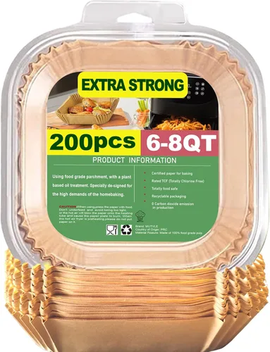 Vista 13 de Forros pequeños para freidora de aire COMFEE' Compact 2.1, forros de 2 cuartos de galón para freidora de aire para Instant Pot Vortex Mini, forros
