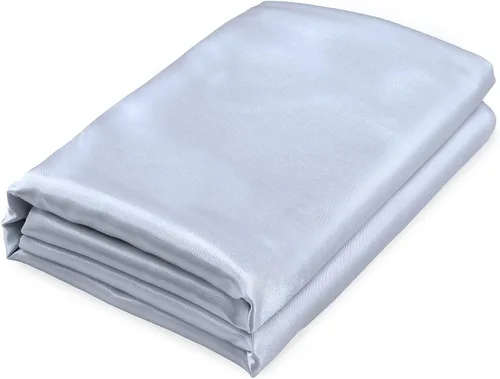 Vista 20 de Homiest Sábana bajera ajustable de satén azul bebé, tamaño individual, bolsillo profundo, ropa de cama lujosa y ultrasuave