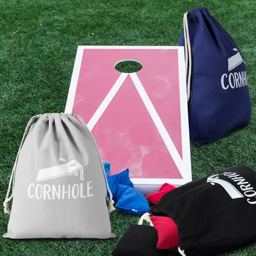 Vista 4 de Berlune 3 piezas de Cornhole Bean Bag Tote Estuche de transporte portátil para bolsas de cornhole, accesorios de cornhole para regulación, bolsas