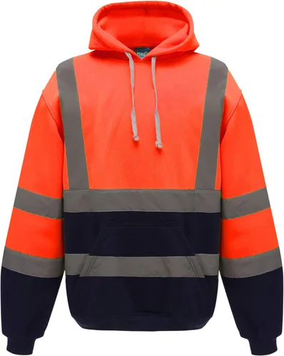 Vista 4 de Hi-Vis - Sudadera con capucha ANSI Clase 3