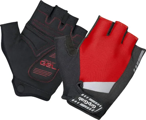 Vista 7 de GripGrab SuperGel DoctorGel Guantes de ciclismo acolchados de medio dedo de Negro