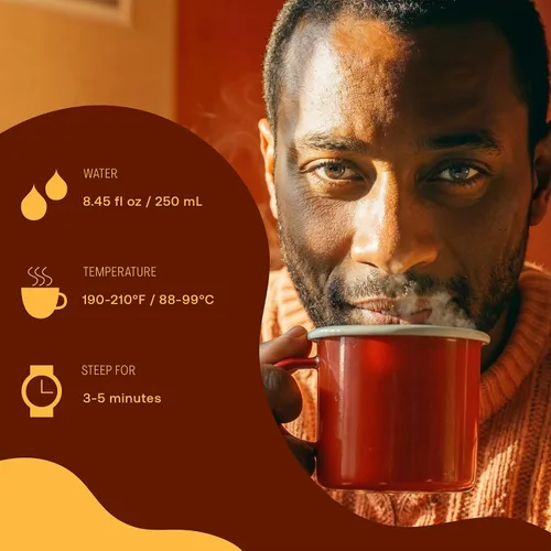 Vista 4 de Stash Té de Hierbas Chai de Cúrcuma - Naturalmente Sin Cafeína, Proyecto Verificado Sin OGM, Té Premium Sin Ingredientes Artificiales, 18
