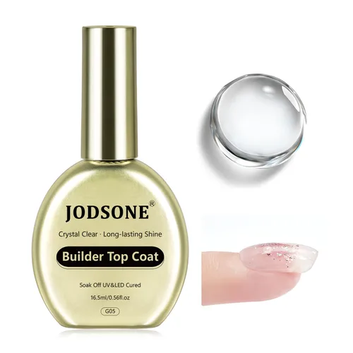 Vista 11 de JODSONE 2 unidades de gel constructor de 0.3 fl oz para uñas, gel constructor transparente para solución de engrosamiento de uñas, extensión de Gel
