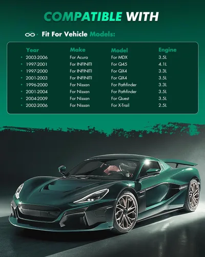 Vista 7 de SCITOO Kits de pastillas de freno semimetálicos D855 reemplazo delantero para Acura 2003-2006, para Infiniti 1997-2003, para Nissan 1996-2009