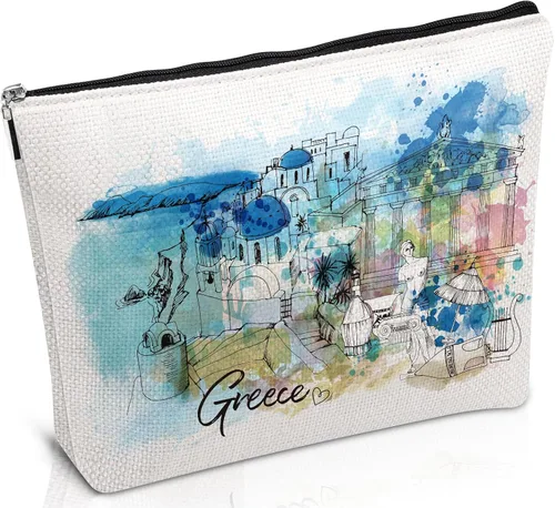 Vista 10 de Artículos de viaje esenciales Recuerdos Regalos - Bolsas de maquillaje, neceser de cosméticos y artículos de aseo de regalo para mujeres, niñas