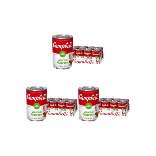 Vista 9 de Campbell’s - Sopa condensada de crema de champiñones 98% libre de grasa, lata de 10.5 onzas