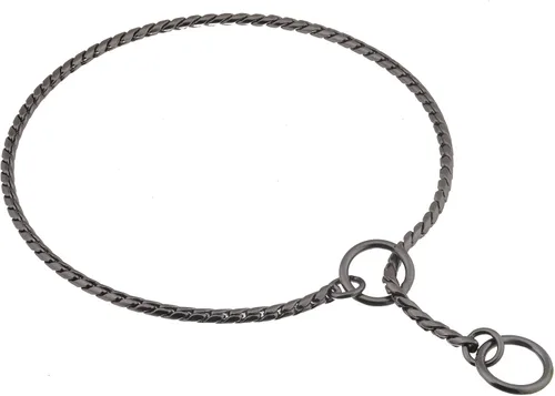 Vista 17 de Alvalley Collar de cadena de metal para exhibición de perros, collar deslizante para mascotas para espectáculos, collar de cadena de serpiente
