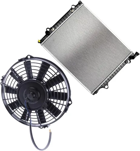 Vista 6 de SCITOO 1 ventilador de refrigeración de 8 pulgadas + radiador 2802, 1 apto para Toyota 2005-2011 para Tacoma 2.7L 2005-2011 para Toyota para Tacoma
