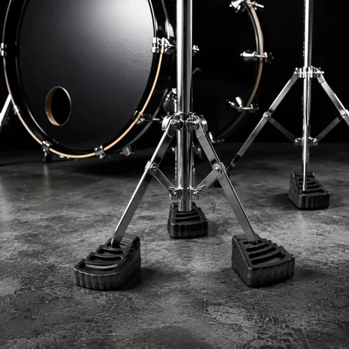 Vista 3 de 3 Pcs Rubber Drum Feet，Replacement Rubber Feet for Single Braced Drum Hardware Cymbal Stands