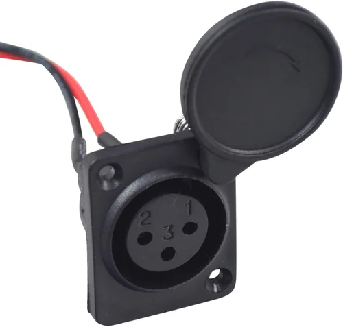 Vista 4 de AlveyTech Puerto de cargador XLR con 2 cables para The Razor EcoSmart Metro, MX500 y MX650
