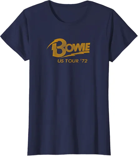 Vista 13 de David Bowie - Camiseta US Tour '72, Negro