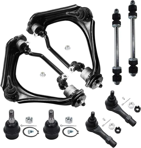 Vista 428 de Detroit Axle - Kit de brazos de control de extremo de 8 piezas para Toyota 2001-2003 Highlander 2002-2003 Camry Lexus ES300, 2 conjuntos de brazos