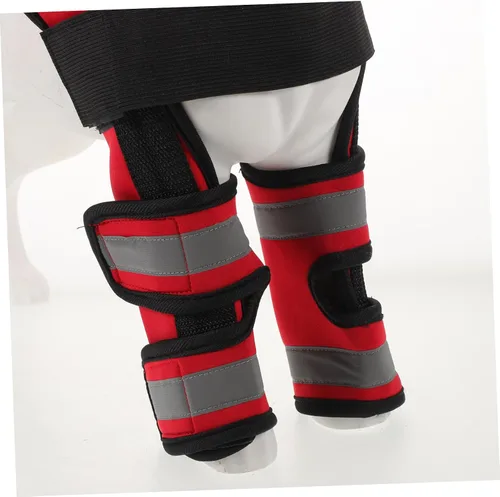 Vista 3 de DOITOOL Adjustable Breathable Dog Front Leg Brace for Injury and Arthritis Support Small to Medium Canine Elbow Protector Sleeve with Lightweight