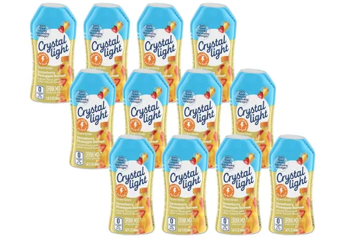 Vista 10 de Crystal Light Paquete variado de mezcla de bebidas líquidas, frambuesa azul y mango maracuyá (1.6 onzas cada una) (paquete variado)