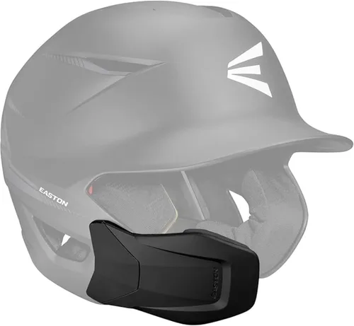 Vista 3 de Easton Protector de mandíbula ajustable para casco de bateo Compatible con modelos Pro Max/Pro X / Z5 / Game Time/Alpha Mate Múltiples Negro