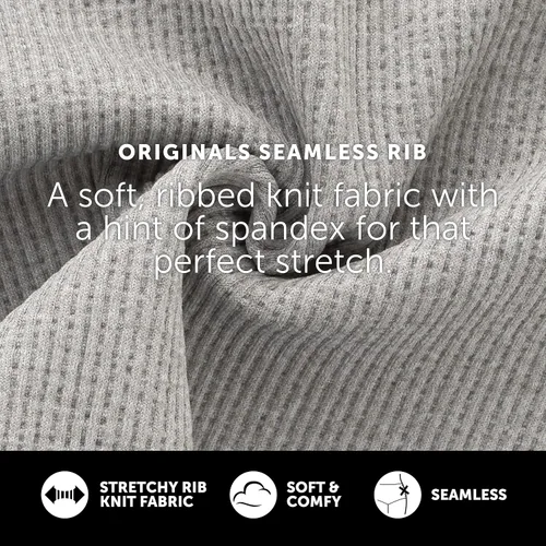 Vista 5 de Hanes Bralette sin costuras sin costuras para mujer, diseño de contorno Originals