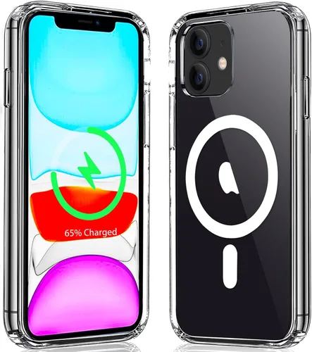 Vista 11 de Diseñada para iPhone Air, funda magnética con purpurina, compatible con carga inalámbrica, parte trasera brillante antiarañazos, a prueba de golpes
