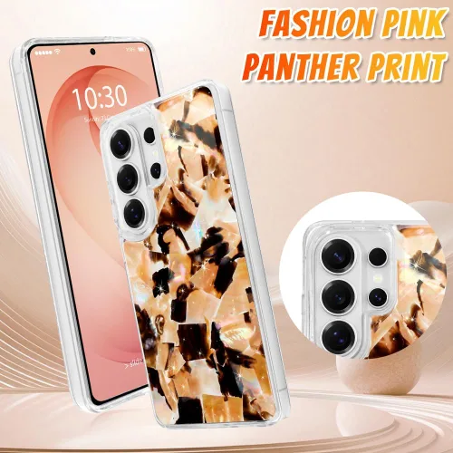 Vista 687 de Bonoma - Funda compatible con Samsung Galaxy S21 Plus, diseño de corazón con purpurina, color rosa Support for MagSafe, Plating Magnetic Case TPU