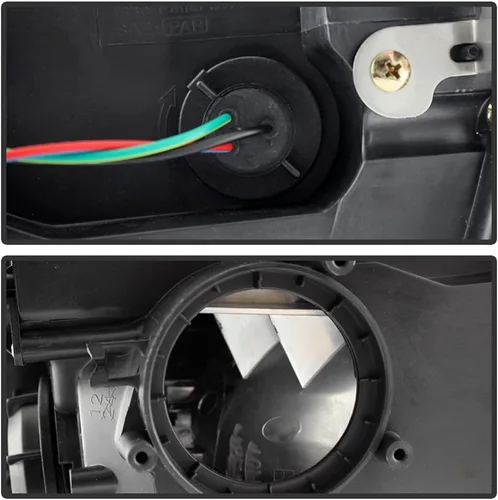 Vista 7 de ACANII - Para [modelo HID/Xenon] 2005-2006 Infiniti G35 Sedan G35X faros delanteros negros par conductor + lado del pasajero