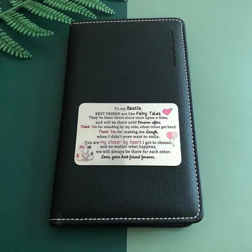 Vista 5 de Tarjeta de felicitación de cumpleaños con texto en inglés "True Friendship appreciate", regalos de despedida de graduación, regalo personalizado