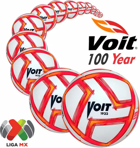 Vista 2 de Voit Balón de fútbol talla 5 Liga MX Opening 2022: diseñado para profesionales, edición 100 años