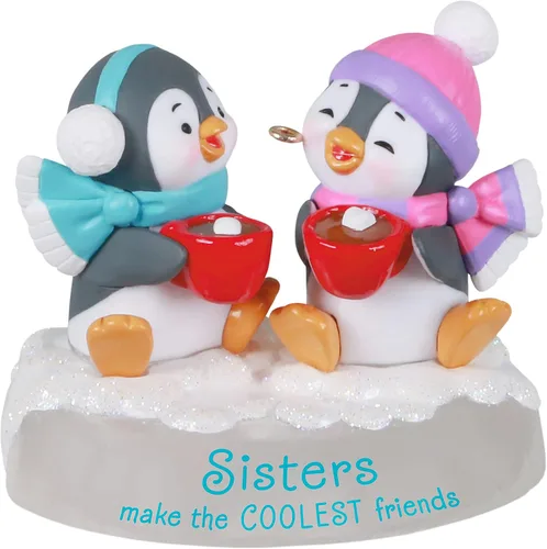 Vista 7 de Hallmark Keepsake Adorno de Navidad, año 2021, pingüinos de papá e hijo