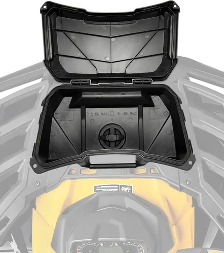 Vista 3 de A & UTV PRO - Caja de carga de almacenamiento para asiento ATV Outlander, A & UTV PRO de 2 galones (7.5 litros), caja de almacenamiento de asiento