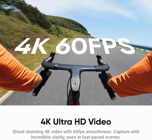 Vista 4 de Insta360 GO Ultra Lifestyle Bundle – Pequeña cámara de vlogging 4K, manos libres, cámara POV, sensor de 1/1.28 pulgadas, peso de 1.87 oz, 156° FOV