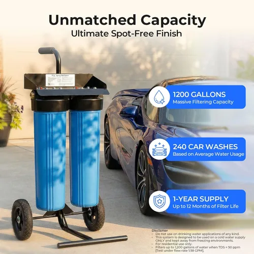 Vista 6 de iSpring WGB22BD - Sistema de agua sin manchas para lavado de autos