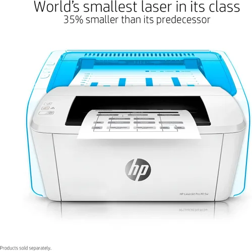 Vista 3 de HP LaserJet Pro M15w Impresora monocromática inalámbrica, funciona con Alexa (W2G51A)