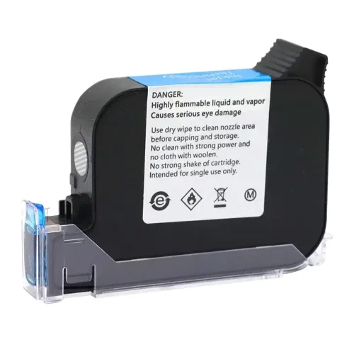 Vista 4 de Universal 2588 42ML Quick-Drying Ink Cartridge in Black Red Blue Green for Handheld Inkjet Printers with 12.7mm Print Height(1Set (7Colors))