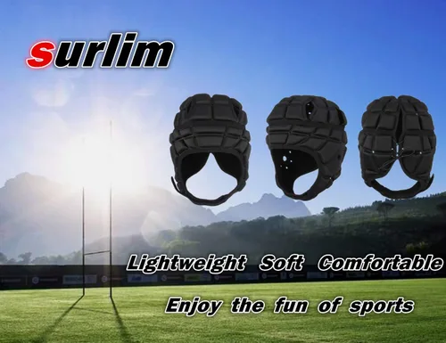 Vista 6 de Rugby Soft Helmet - Casco de fútbol Scrum Cap 7v7 Flag Choose lightweight or Pro 1/2-inch EVA padding, with breathable vents and adjustable fit
