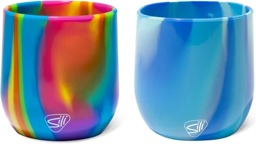 Vista 39 de Silipint - Copa de vino de silicona sin tallo de 12 onzas - Libre de BPA, irrompible, no tóxica, apta para lavavajillas, copa de vino irrompible
