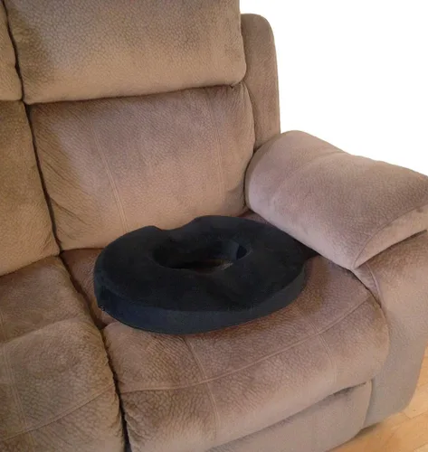 Vista 5 de Cojín acolchado multiusos para el tratamiento de las hemorroides, la próstata, embarazo, 18 pulgadas Almohada de espuma para las hemorroides, 18