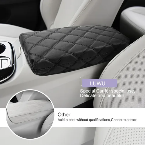 Vista 5 de LUWU - Funda para consola central para Hyundai Santa Cruz 2023 2024 2023 Santa Cruz 2023, accesorios de Santa Cruz, almohadilla de consola central
