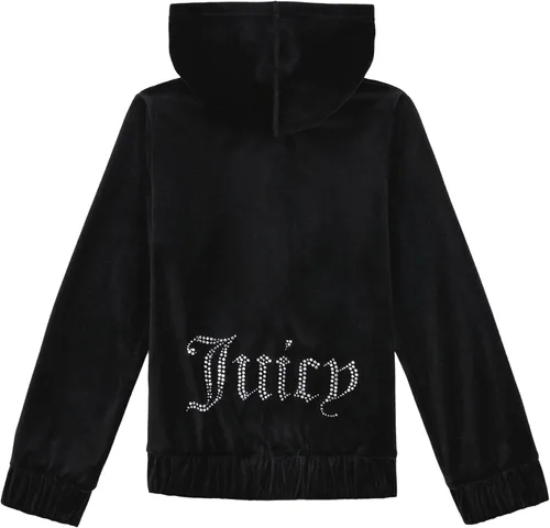 Vista 2 de Juicy Couture Girls' Plush Velour Pant and Hoodie Sweatshirt Seperates
