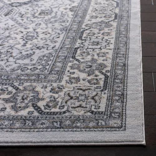 Vista 26 de SAFAVIEH - Colección Isabella, alfombra decorativa - 2'2" x 5', azul y crema, diseño oriental, no desprende pelusa y fácil cuidado, ideal para áreas